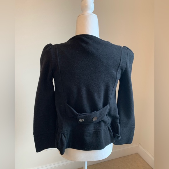 Marc By Marc Jacobs Candace knit wool Black Double breasted jacket XS - Picture 4 of 7